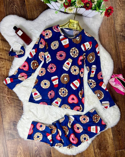 💞🍩 بيجامة دونات خريف 🍩💞