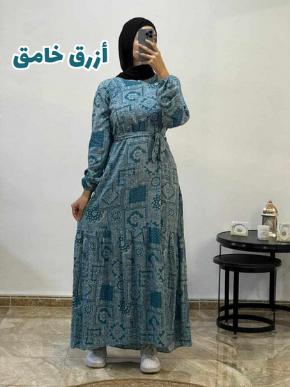 الفستان الأنيق لصيف للمتحجبات 💞🥰 سعر أرررض