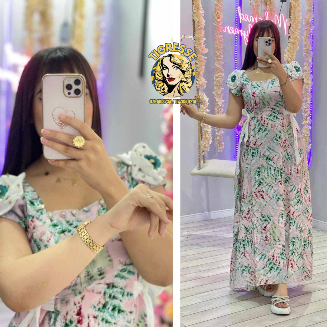 Robe Les Fleurs 🌺 New Model 2024