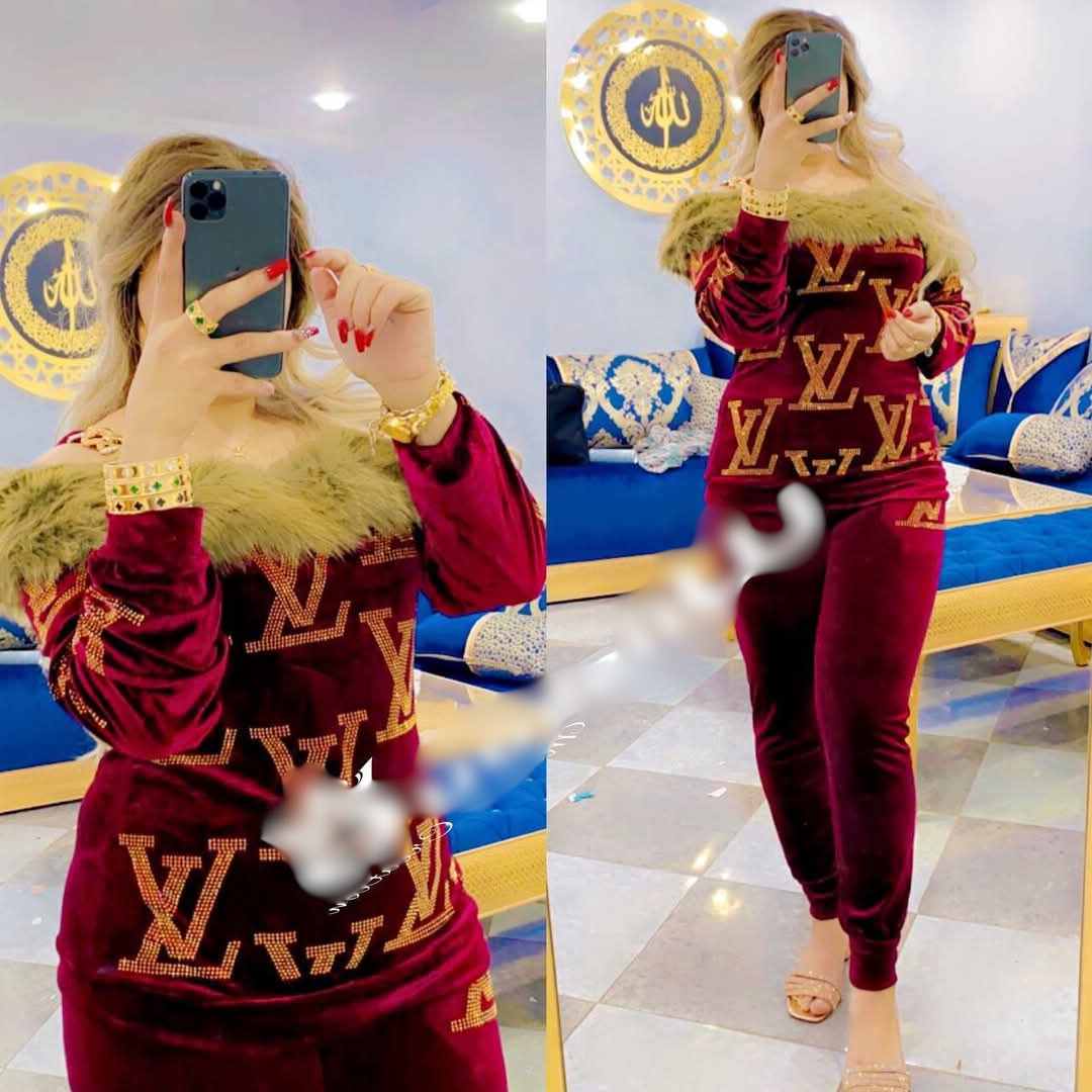 بـيجامة ماركة 😍قطيفة كاليتي لامبورطاسيون